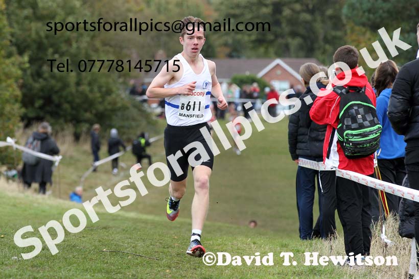 Mens under-17s 2021 National Cross Country Relays, Berry Hill Park, Mansfield. Photo: David T. Hewitson/Sports for All Pics